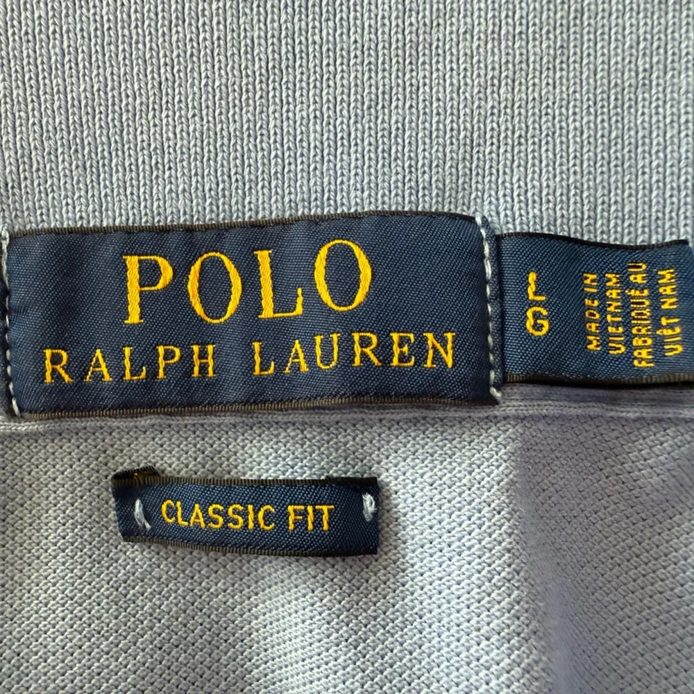 Polo Ralph Lauren | Size Large | Mens Light Blue Solid Polo Short Sleeve Spring